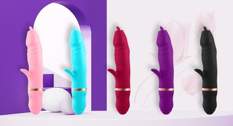 OBSESSD GREEDY LICKER RABBIT VIBRATOR - purple