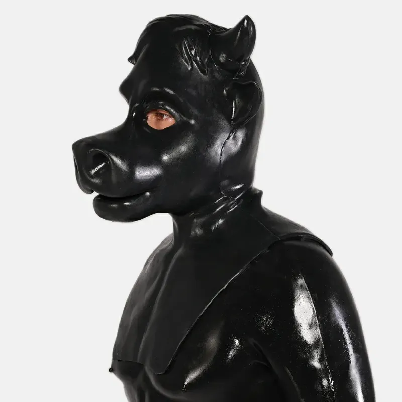 Silicone Hairy Cow Hood