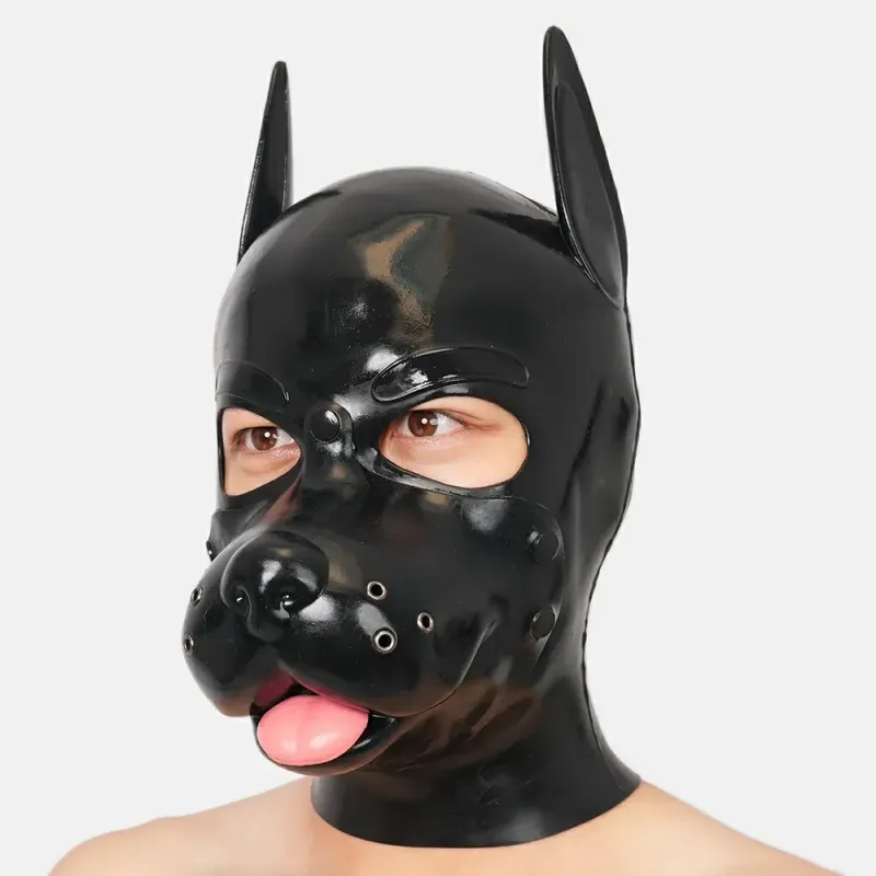Silicone Dog Hood with Short Sticking Tongue
