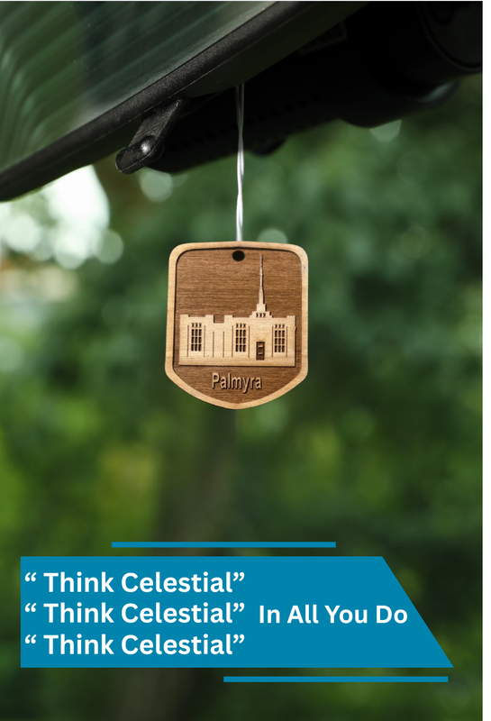 LDS Temple Wood Air Freshener