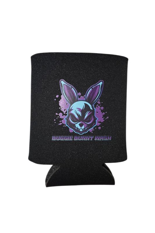 Black Buggie Bunny koozie