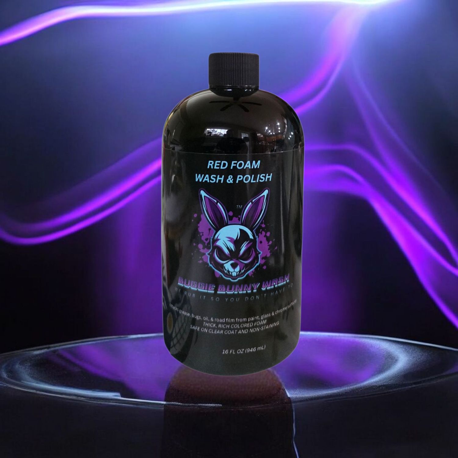 Red foam wash and Polish