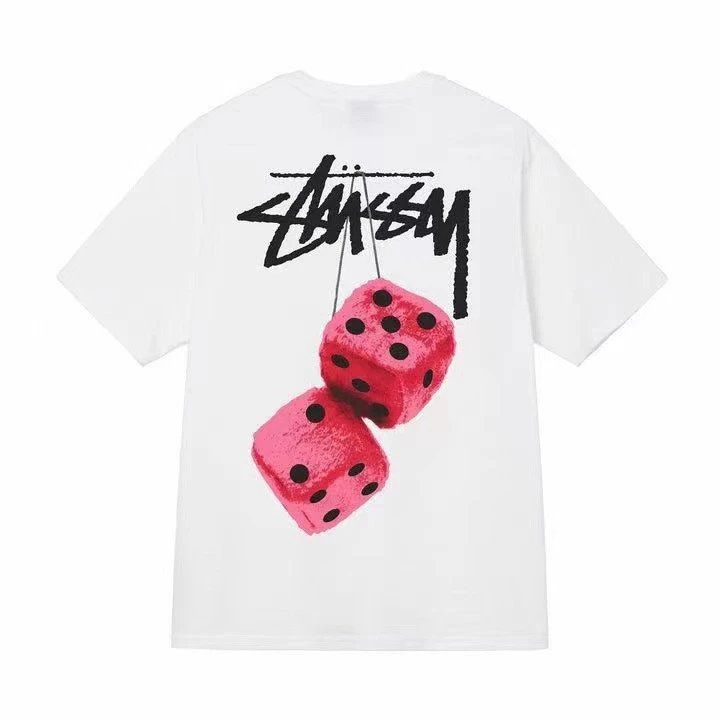 Stussy Dice White Camisa