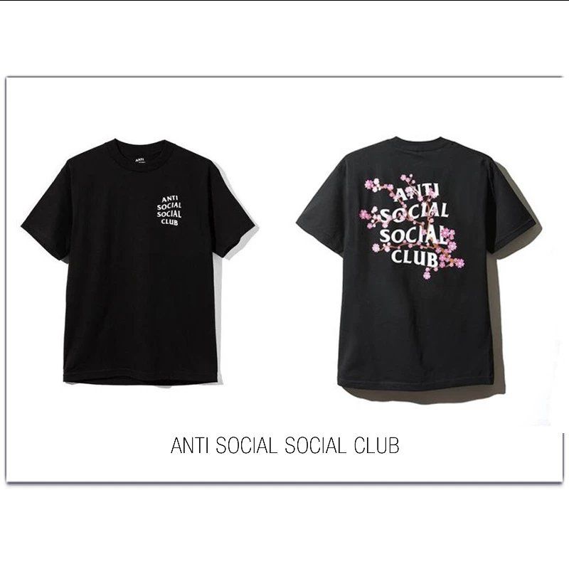 Anti Social Club Black T-shirt