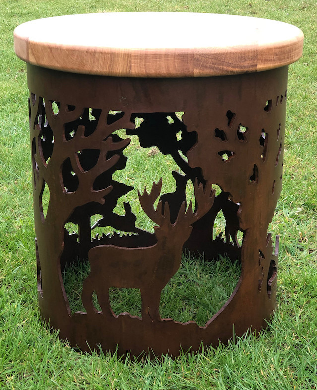 Carved Stool - English Country Design