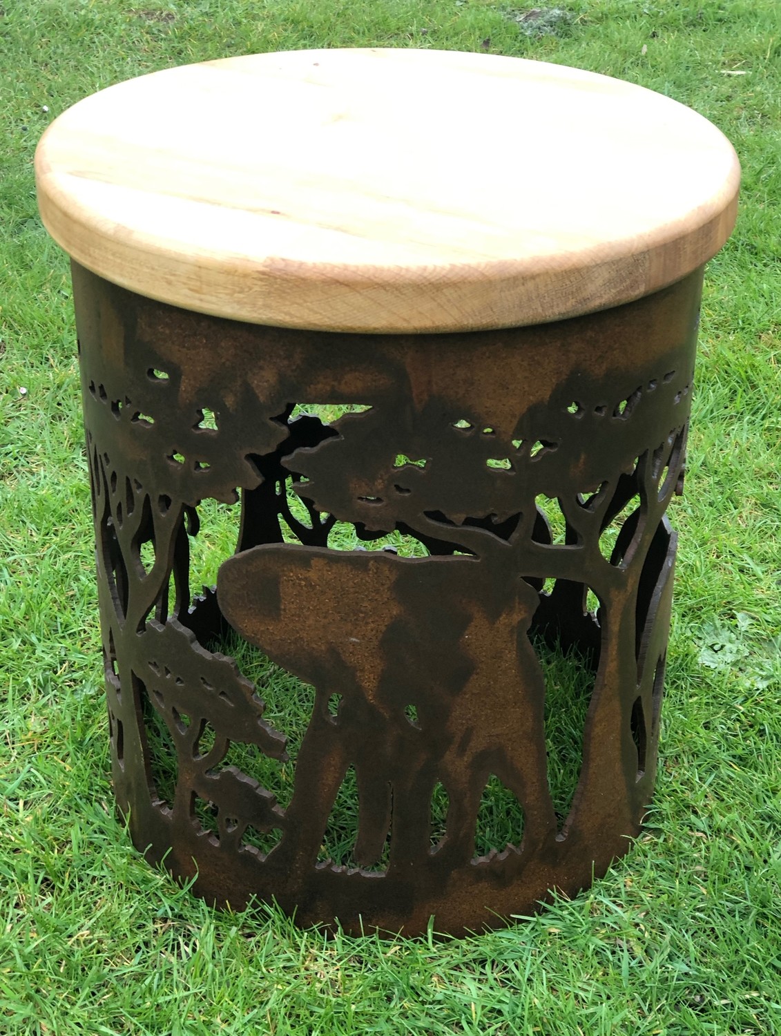 Carved Stool - Africa Design