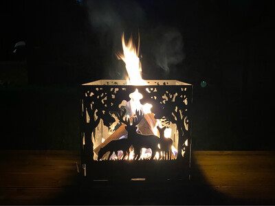 Firepit Cube: English Country