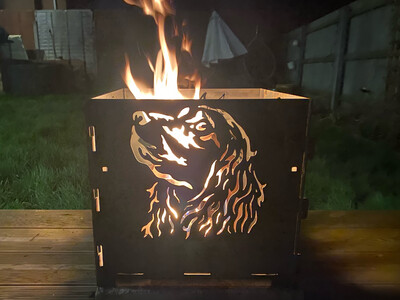 Firepit Cube: Dogs