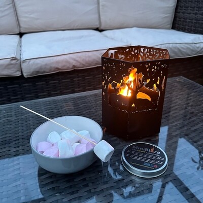 MiniBlaze - Eco Tabletop Firepit English Country