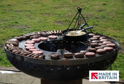 Raised BBQ Firepit - Large (In stock)