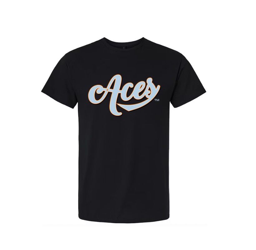 Aces Blue Logo T Shirt