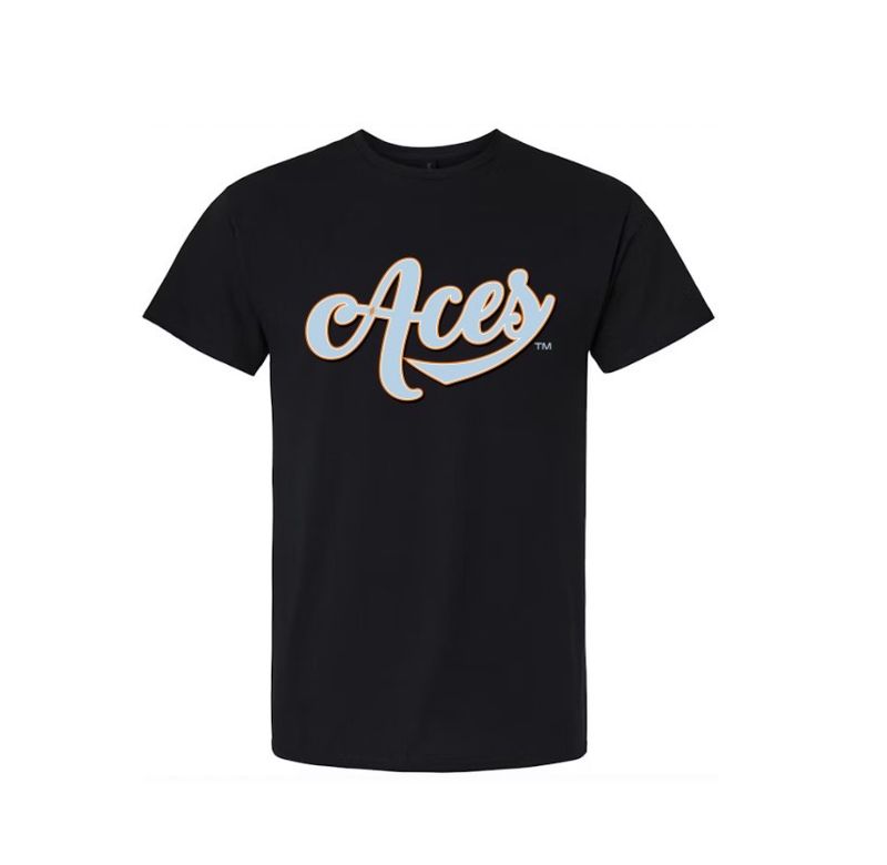 Aces Blue Logo T Shirt