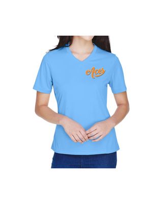 Women V Neck Dri Fit