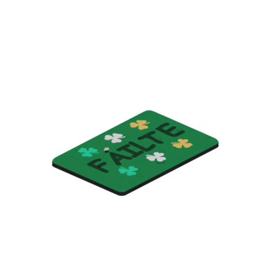 Custom Submission - Door Mat: Fáilte &amp; Irish Flag