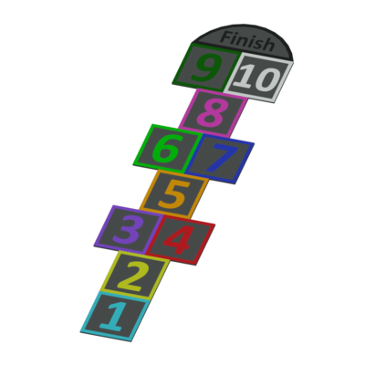 Hopscotch - Upland Ready Game Asset