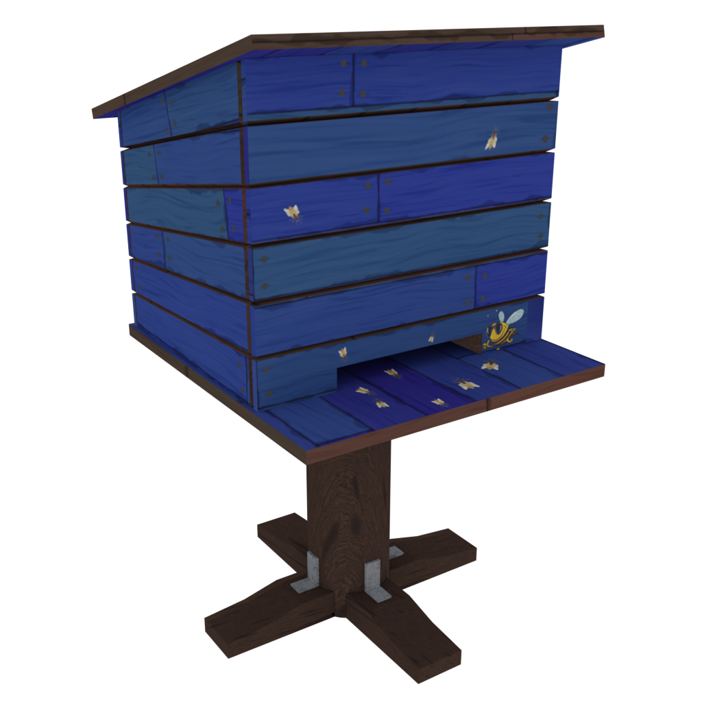 Honey Bee hive Set of 5 Assets