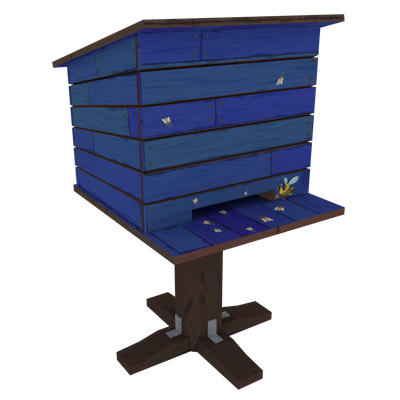Honey Bee hive Set of 5 Assets