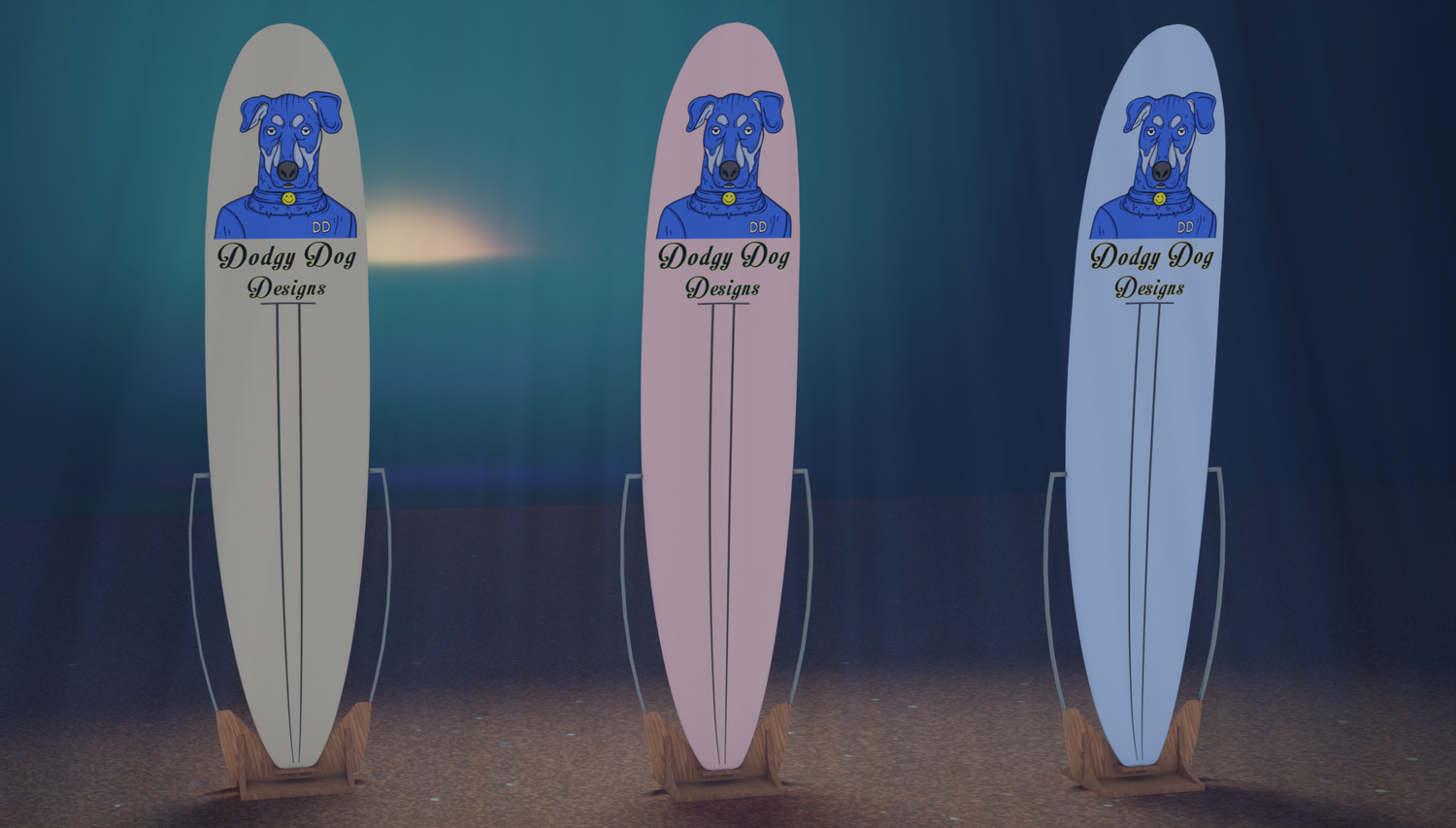 Malibu Surfboards Set of 3