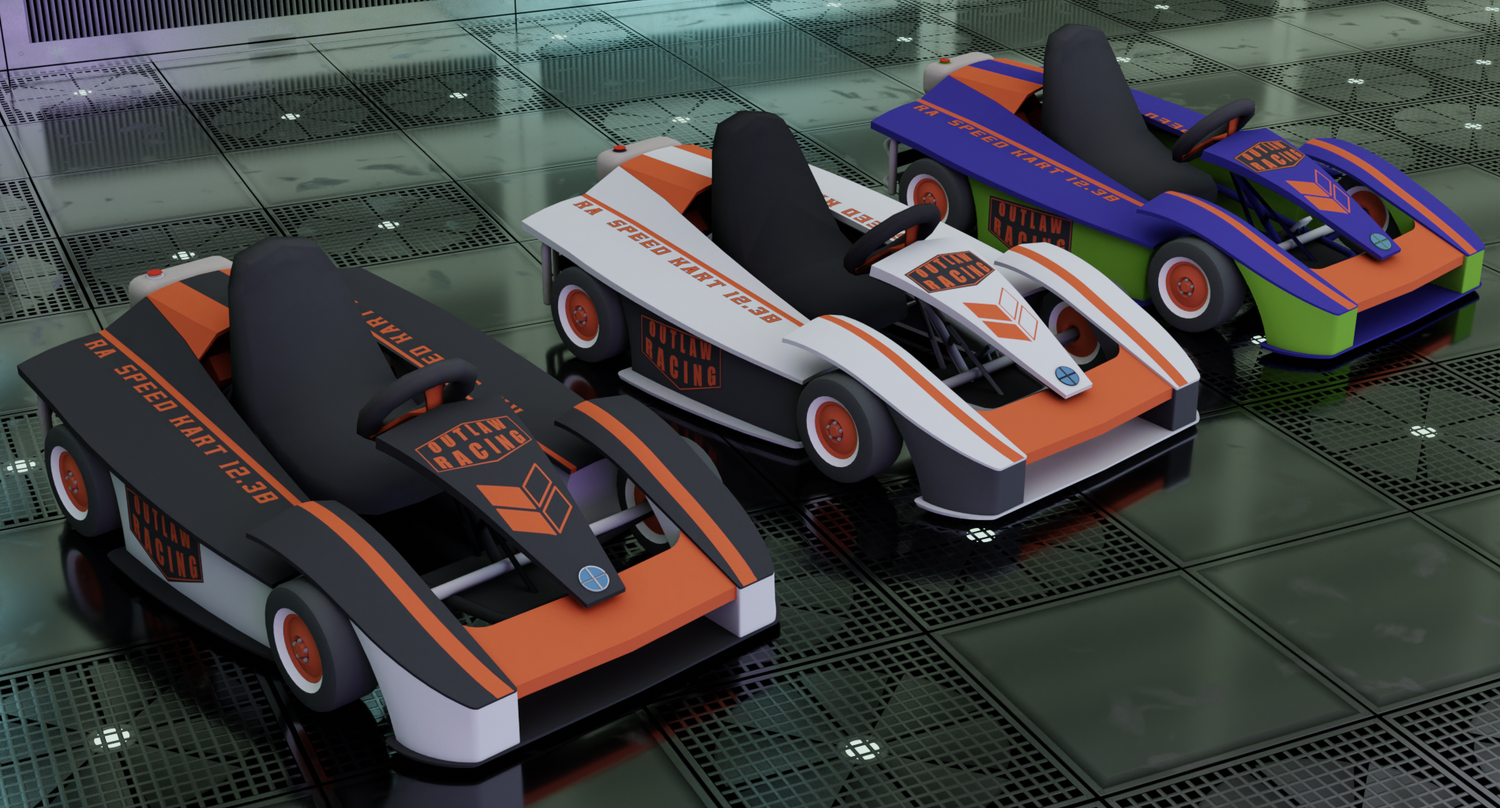 Upland Ready Go-Kart Set of 3 - OUTLAW RACING Series