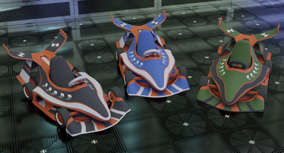 Upland Ready Go-Kart Set of 3 - F1 Speedrunner SET