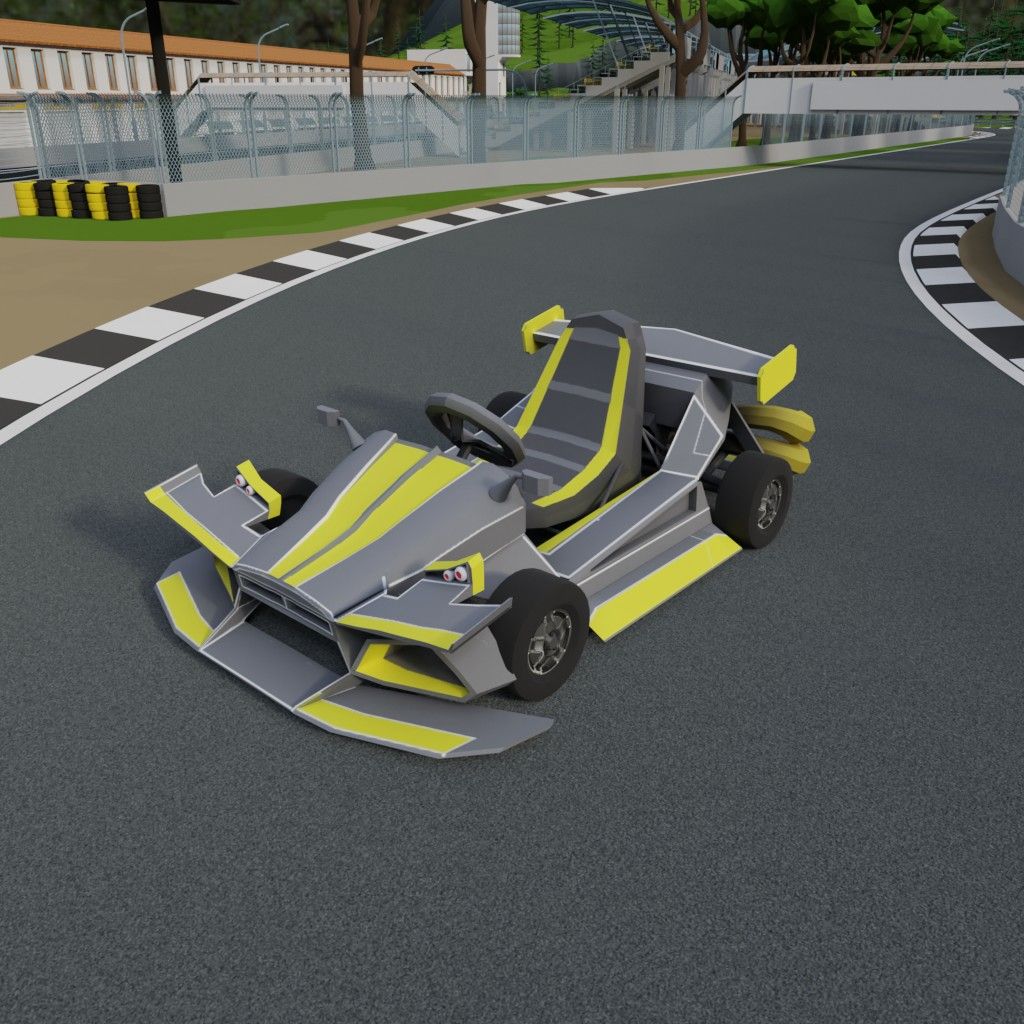 Ready Assets - Silver/Yellow Racer