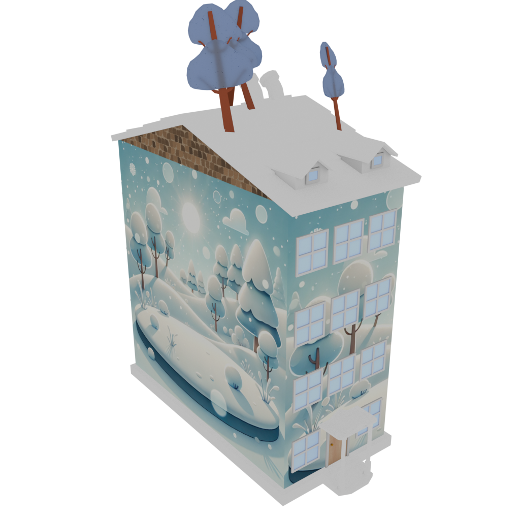 Winter Wonderland TH Structure Ornament #001