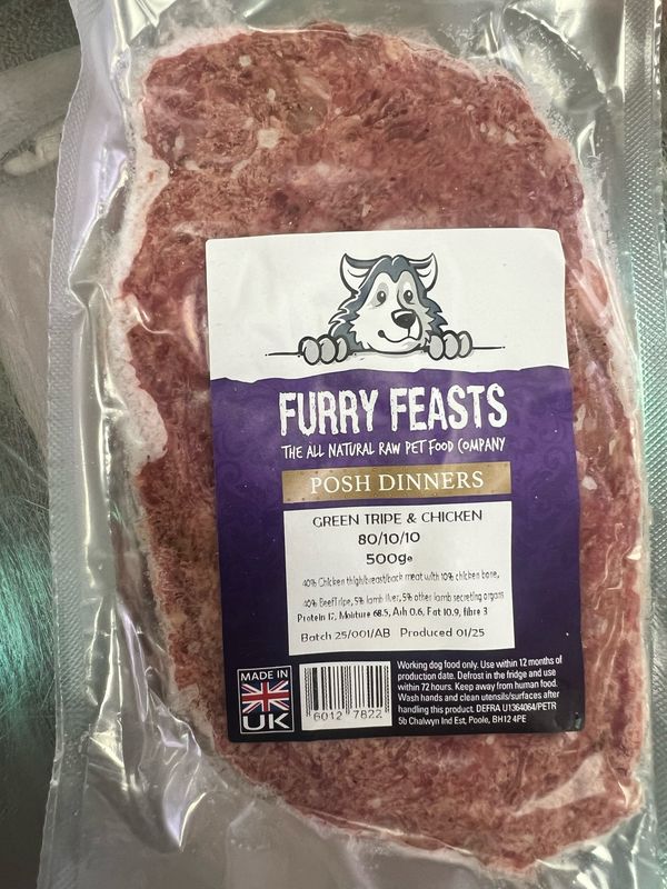 Green Tripe With Chicken 500g