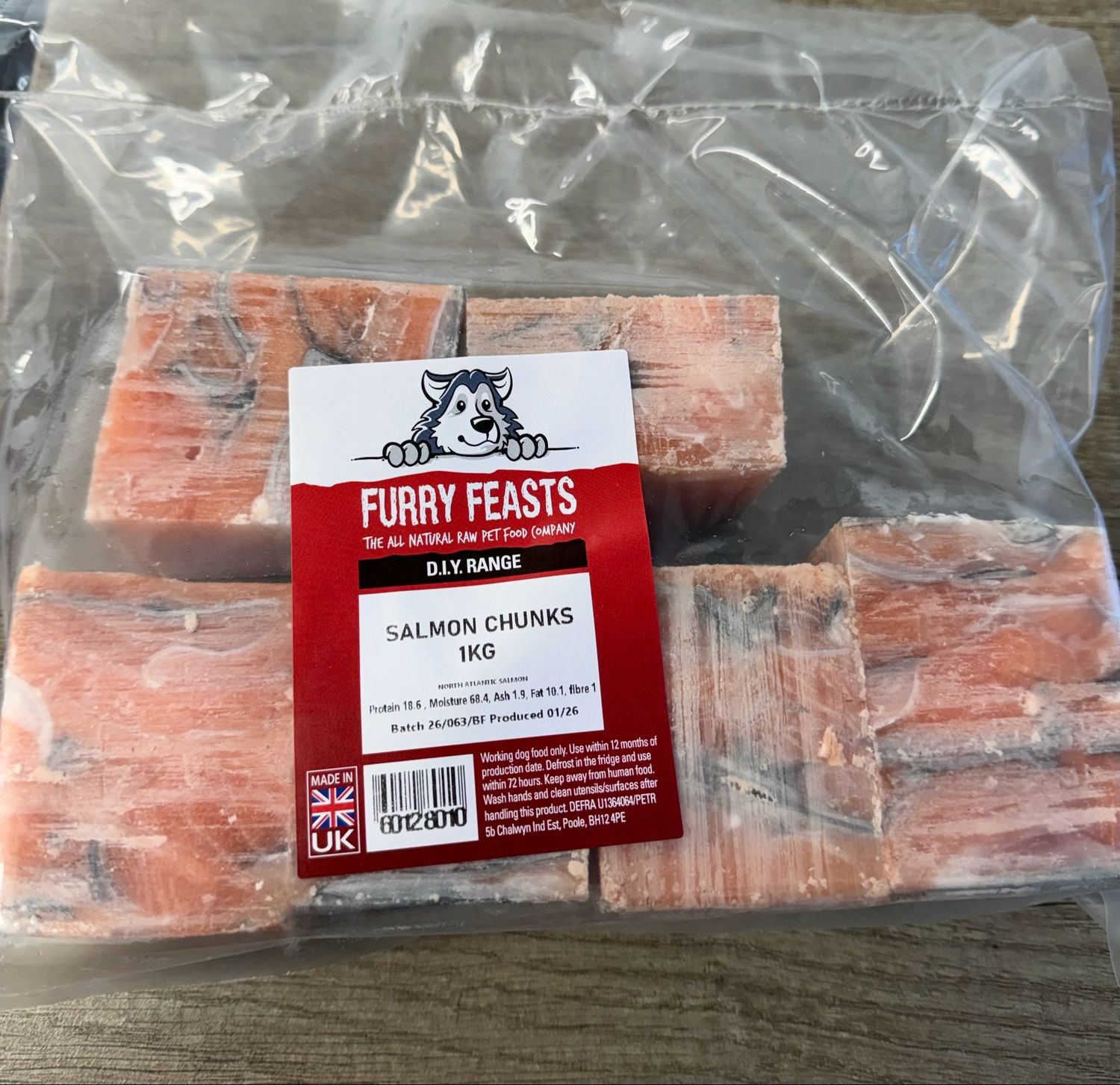 Salmon Chunks 1kg