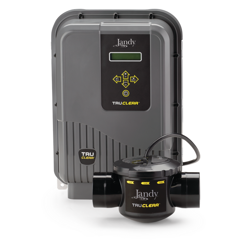 TRUCLEAR SALT CHLORINATOR KIT NEW CONSTRUCTION (WITHOUT UNIONS) SIMPLE, RELIABLE SALT CHLORINATION