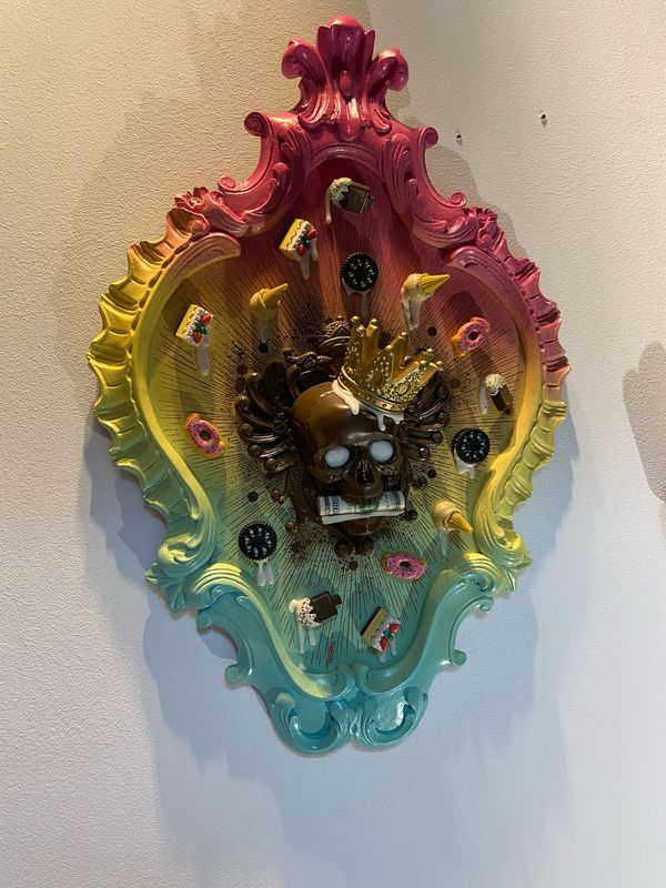 SAWY, Sucré et salé, oeuvre originale, 58 cm.