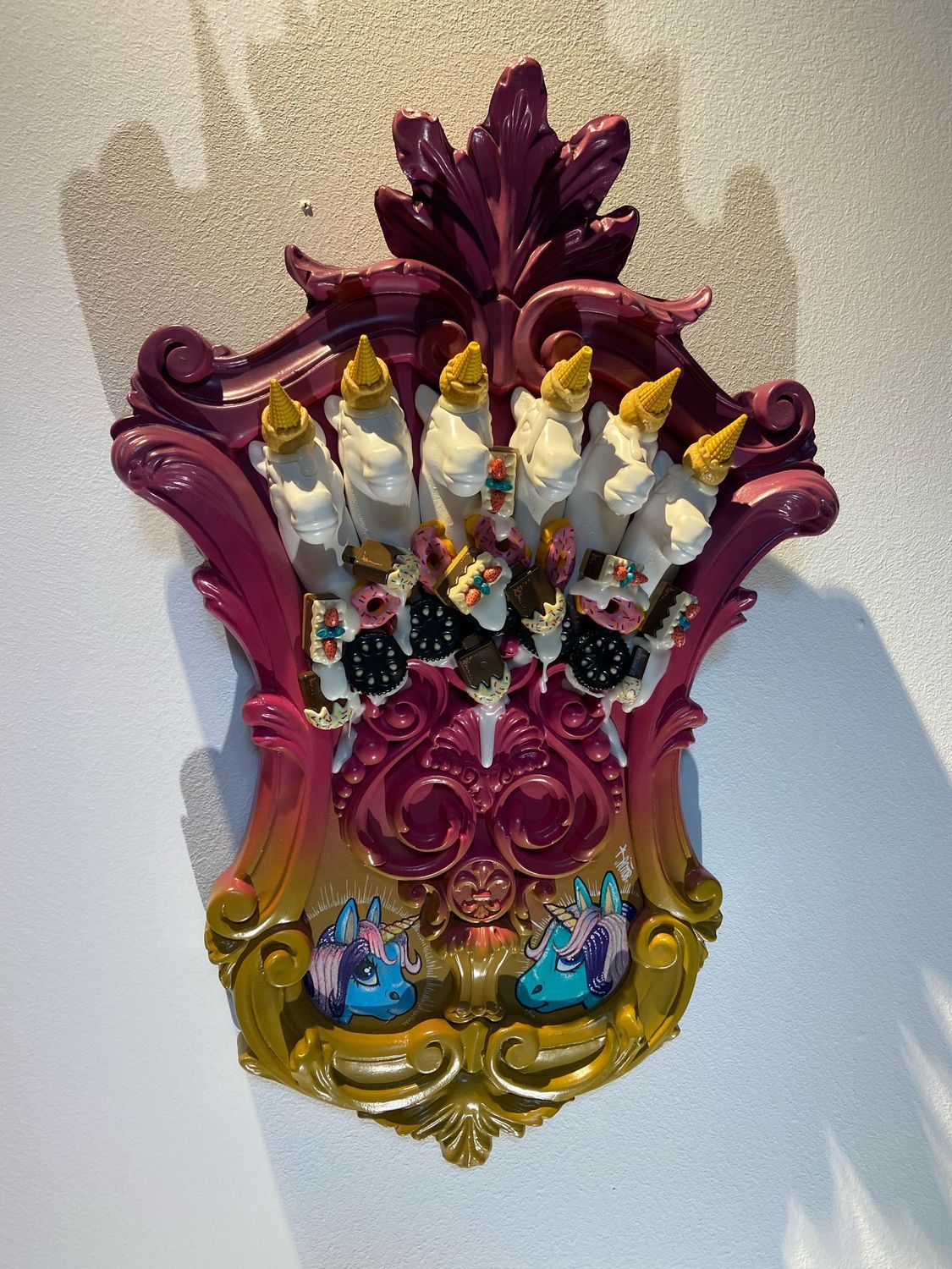 SAWY, Extase en prémices pour 7ème ciel, oeuvre originale, 53 cm.