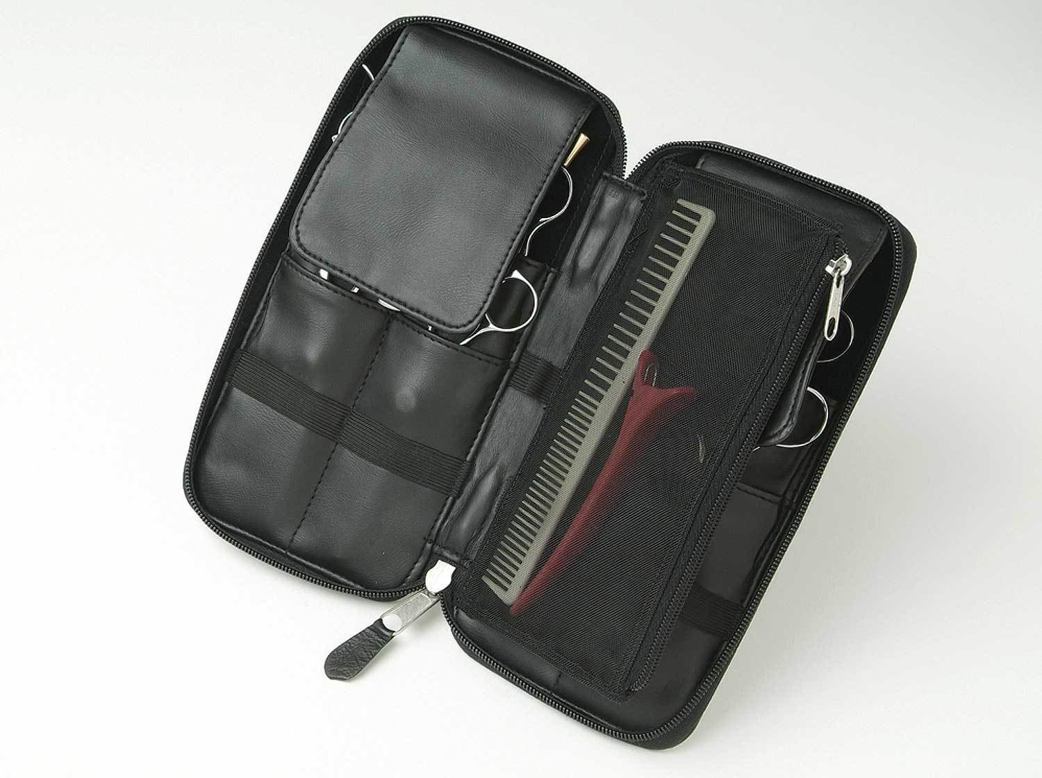 8 Scissor Black Zippered Case