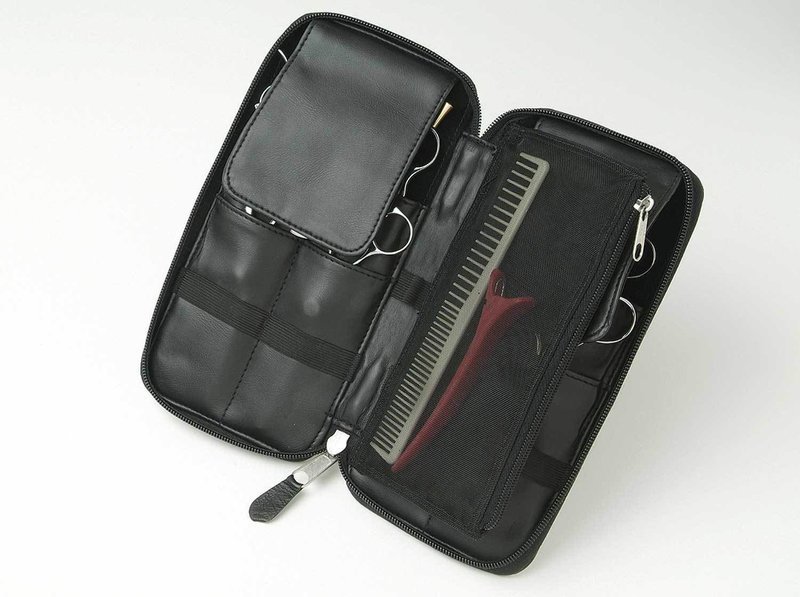 8 Scissor Black Zippered Case