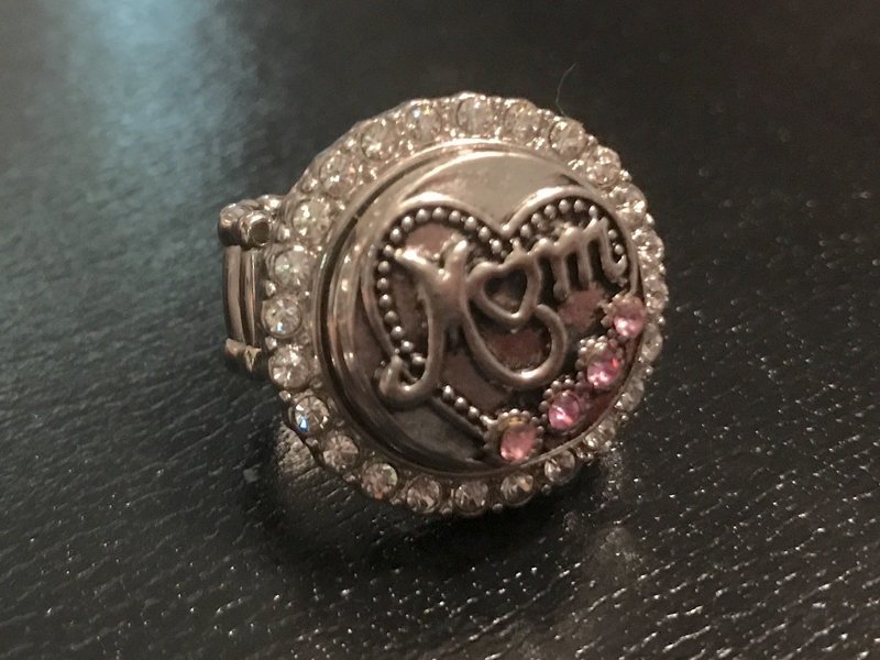Adjustable bling ring (Snap NOT included)