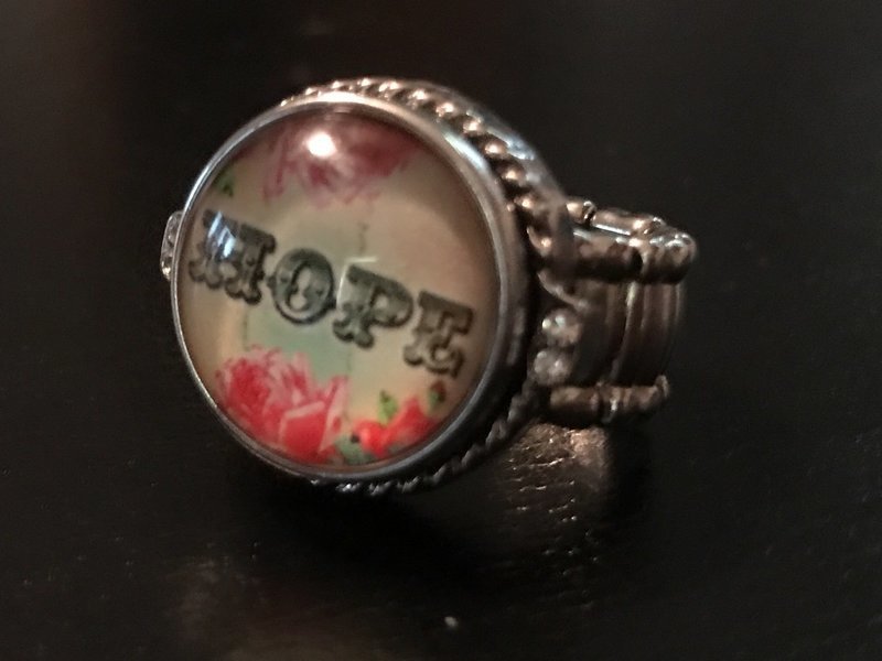 Adjustable rope-border ring (Snap NOT included)