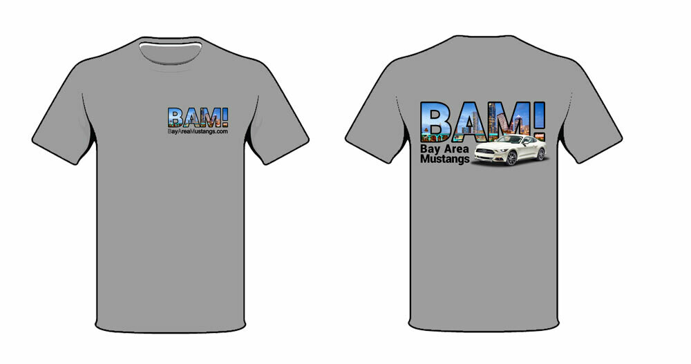 BAM! T-Shirt with Logo on Front and Back