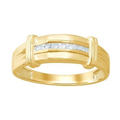10K 0.03-0.04CT D-RING MENS RDS