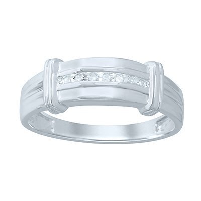 10K 0.03-0.04CT D-RING MENS RDS