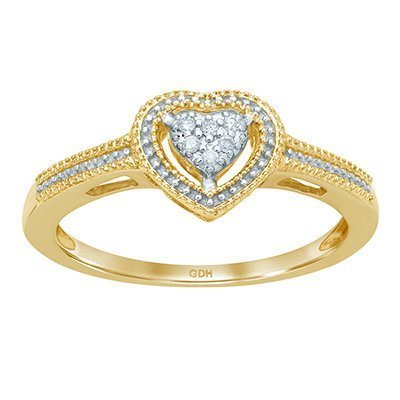 10K 0.03CT D-RING LDS RDS