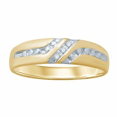 10K 0.03CT D-RING MENS RDS