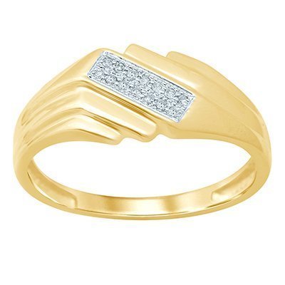 10K 0.04-0.05CT D-RING MEN RDS