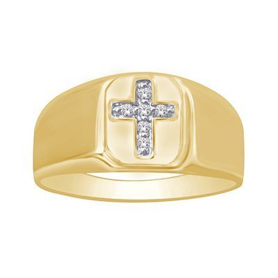 10K 0.05-0.07CT D-RING MEN RDS