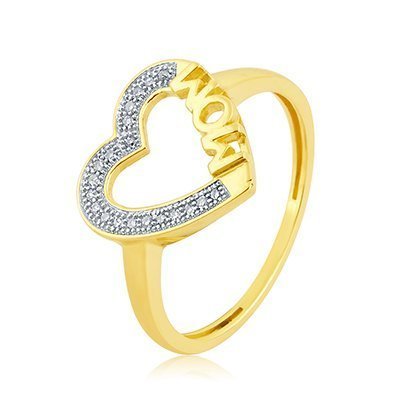 10K 0.06CT D-RING LDS RDS "MOM"