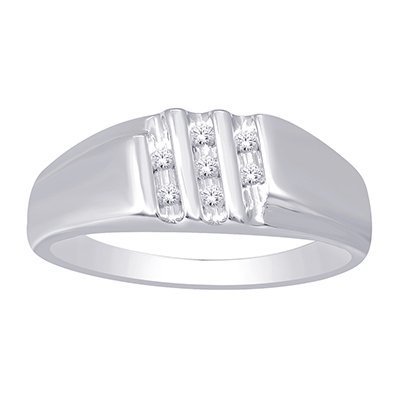 10K 0.07-0.08CT D-BAND MEN RDS