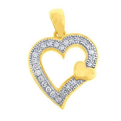 10K 0.08CT D-PENDANT LDS RDS MP