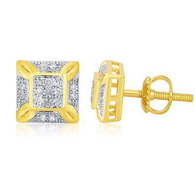 10K 0.10CT D-EARRING RDS MP