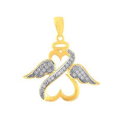 10K 0.10CT D-PENDANT LDS RDS MP