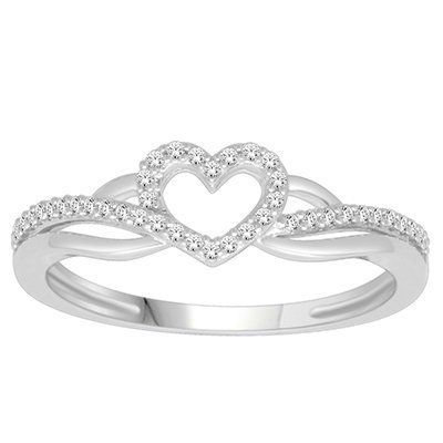 10K 0.10CT D-RING RDS LDS