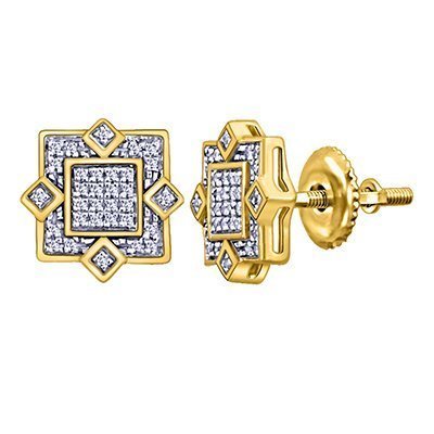 10K 0.12-0.15CT D-EARRING RDS MP