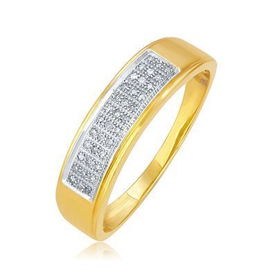 10K 0.12CT D-BAND MEN RDS MP